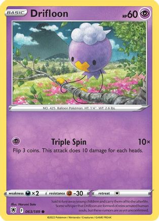 Drifloon (63) Reverse Holofoil - Astral Radiance