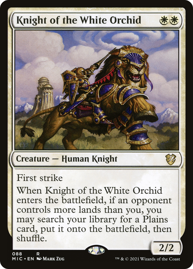Knight of the White Orchid [Innistrad: Midnight Hunt Commander]