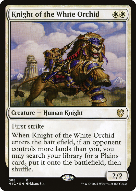 Knight of the White Orchid [Innistrad: Midnight Hunt Commander]