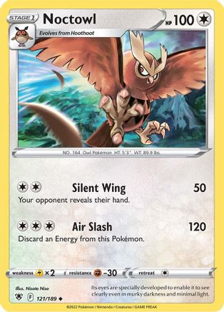 Noctowl (121) Reverse Holofoil - Astral Radiance