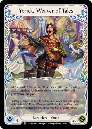 Yorick, Weaver of Tales - LSS004 (LSS004) Cold Foil - Flesh and Blood: Promo Cards