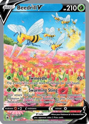 Beedrill V (Alternate Full Art) (161) Holofoil - Astral Radiance