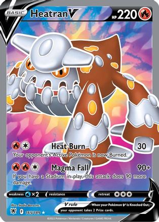 Heatran V (Full Art) (165) Holofoil - Astral Radiance