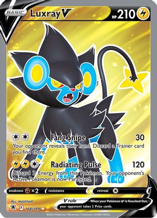 Luxray V (Full Art) (168) Holofoil - Astral Radiance