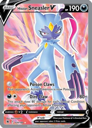 Hisuian Sneasler V (Full Art) (174) Holofoil - Astral Radiance