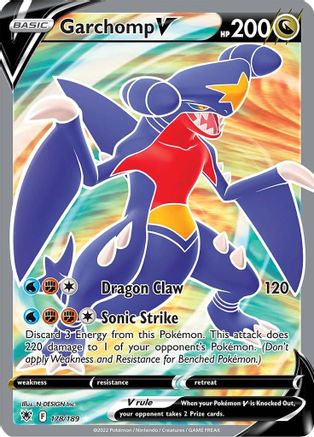 Garchomp V (Full Art) (178) Holofoil - Astral Radiance
