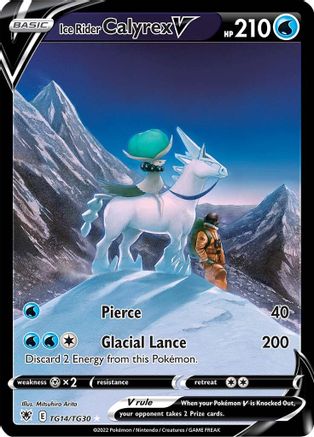Ice Rider Calyrex V (TG14) Holofoil - Astral Radiance Trainer Gallery