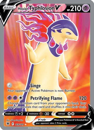 Hisuian Typhlosion V (Full Art) (169) Holofoil - Astral Radiance