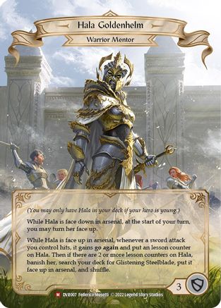 Hala Goldenhelm (DVR007) - Classic Battles: Rhinar vs Dorinthea