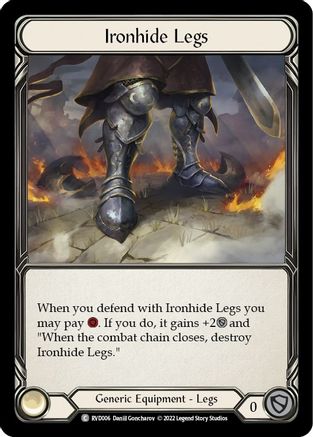 Ironhide Legs (RVD006) Rainbow Foil - Classic Battles: Rhinar vs Dorinthea