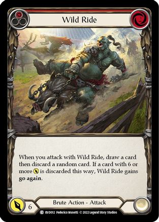 Wild Ride (RVD012)  - Classic Battles: Rhinar vs Dorinthea