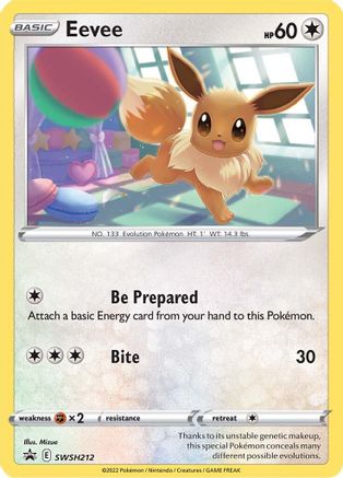 Eevee - SWSH212 (SWSH212) Holofoil - SWSH Sword & Shield Promo Cards