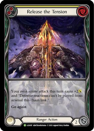 Release the Tension (Yellow) (LGS097) Rainbow Foil - FaB Promos