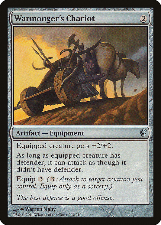 Warmonger's Chariot [Conspiracy] Foil