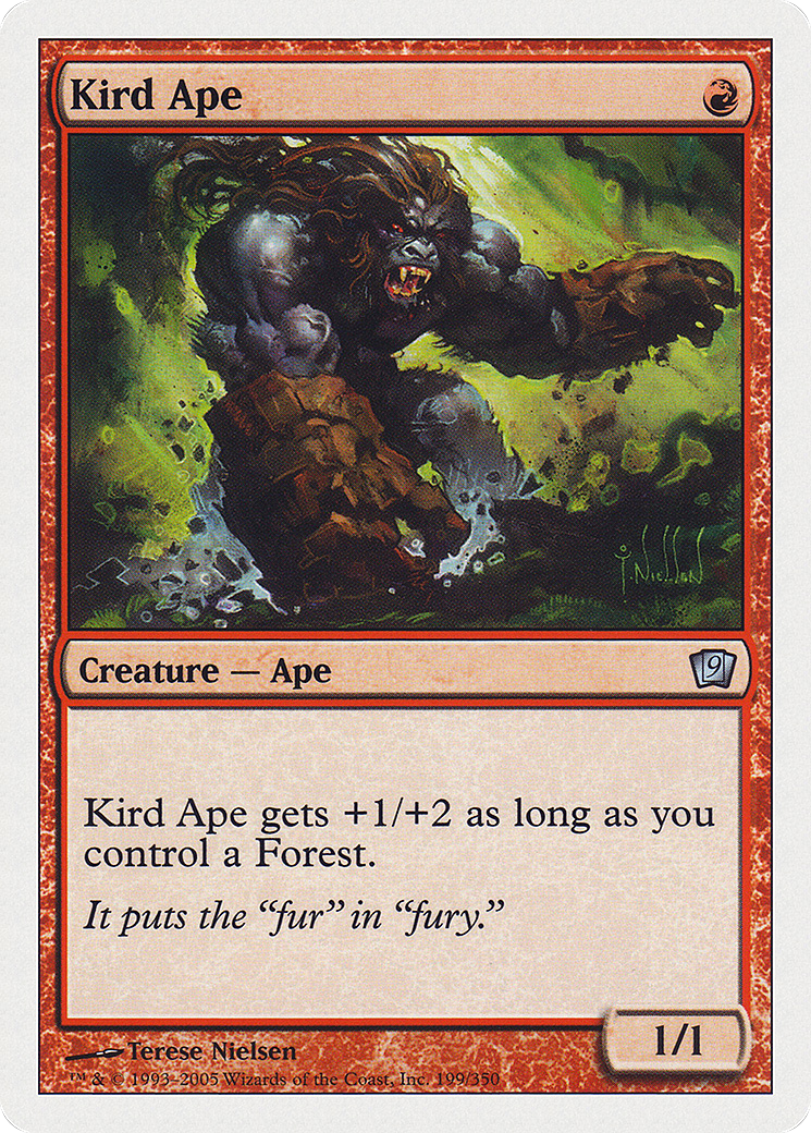 Kird Ape (199) Foil - Ninth Edition