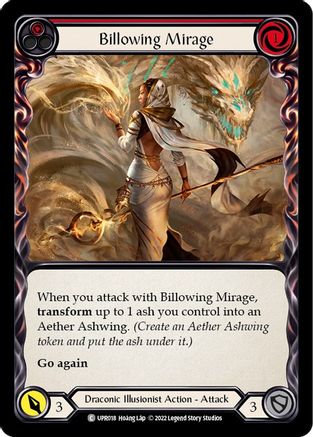 Billowing Mirage (Red) (UPR018) Rainbow Foil - Uprising