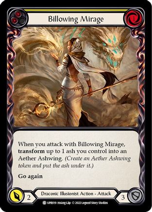 Billowing Mirage (Yellow) (UPR019) Rainbow Foil - Uprising