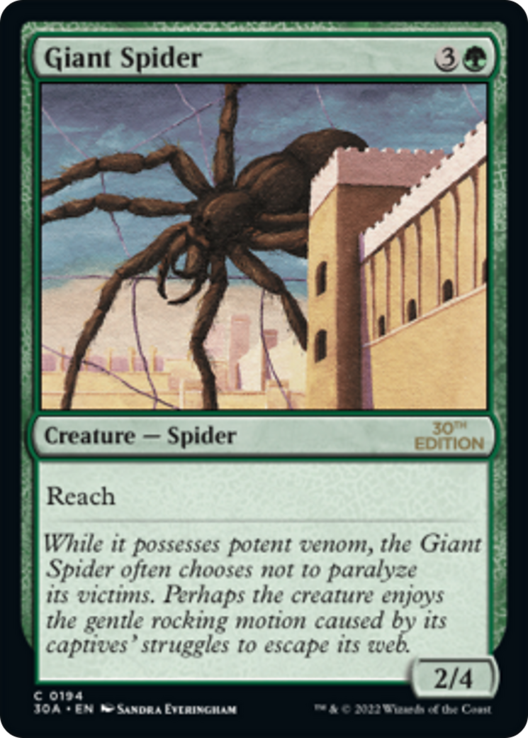 Giant Spider [30th Anniversary Edition] | Silver Goblin