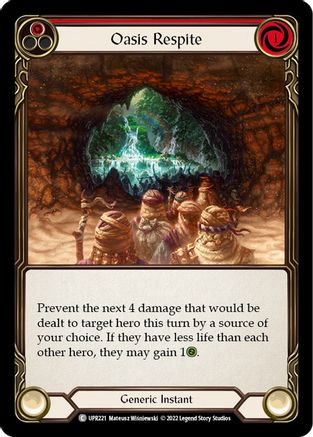 Oasis Respite (Red) (UPR221) Rainbow Foil - Uprising