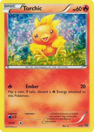 Torchic - 2/12 (2) Holofoil - McDonalds Promos 2016