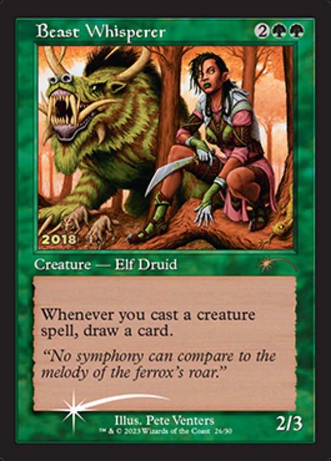 Beast Whisperer [30th Anniversary Promos] | Silver Goblin