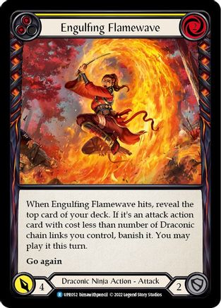 Engulfing Flamewave (Yellow) (UPR052) - Uprising
