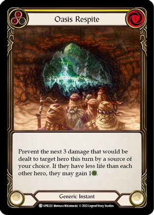 Oasis Respite (Yellow) (UPR222) Rainbow Foil - Uprising