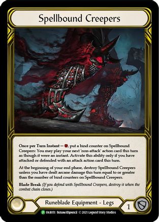 Spellbound Creepers (Golden) (FAB051) Cold Foil - FaB Promos