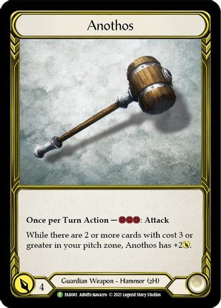Anothos (Golden) (FAB061) Cold Foil - FaB Promos