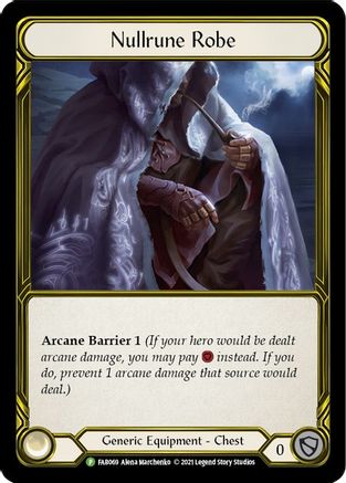 Nullrune Robe (Golden) (FAB069) Cold Foil - FaB Promos