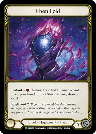 Ebon Fold (Golden) (FAB072) Cold Foil - FaB Promos