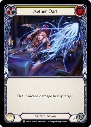 Aether Dart (Yellow) (UPR174) Rainbow Foil - Uprising