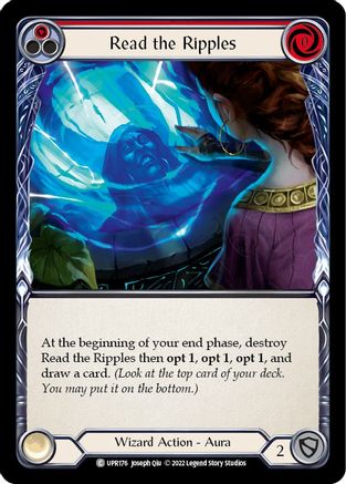 Read the Ripples (Red) (UPR176) Rainbow Foil - Uprising