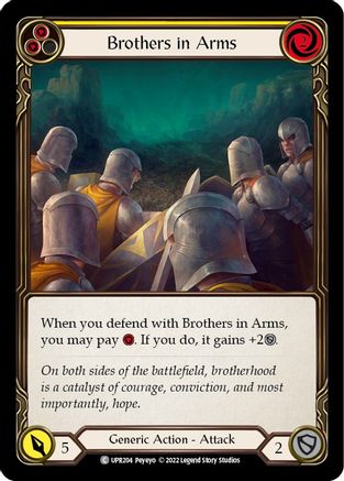 Brothers in Arms (Yellow) (UPR204)  - Uprising