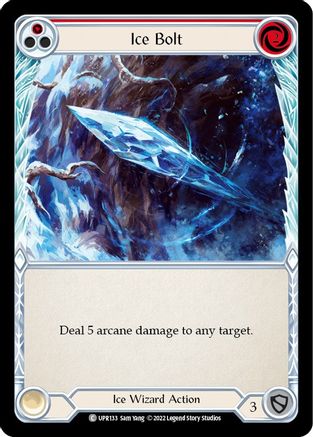 Ice Bolt (Red) (UPR133) Rainbow Foil - Uprising