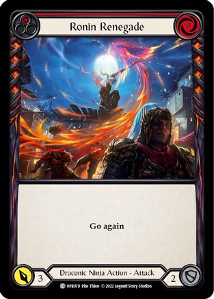 Ronin Renegade (Red) (UPR078) Rainbow Foil - Uprising