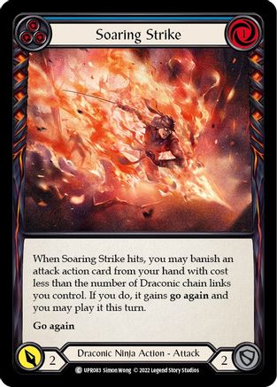 Soaring Strike (Blue) (UPR083) Rainbow Foil - Uprising