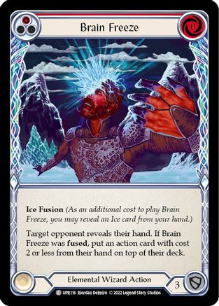Brain Freeze (Red) (UPR116) Rainbow Foil - Uprising