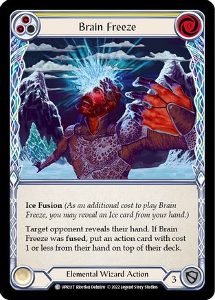 Brain Freeze (Yellow) (UPR117) Rainbow Foil - Uprising