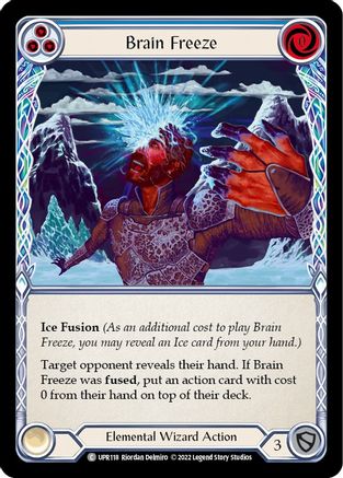 Brain Freeze (Blue) (UPR118) Rainbow Foil - Uprising