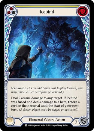 Icebind (Yellow) (UPR120) Rainbow Foil - Uprising