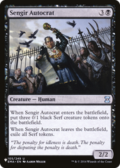 Sengir Autocrat [The List Reprints] | Silver Goblin