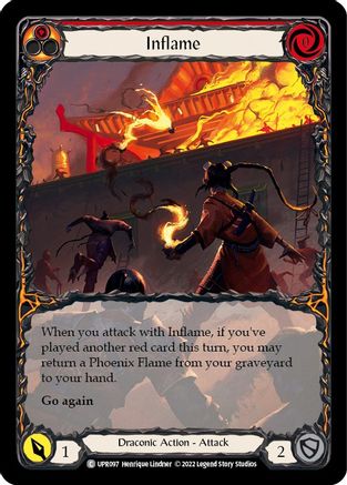 Inflame (Extended Art) (UPR097) Rainbow Foil - Uprising