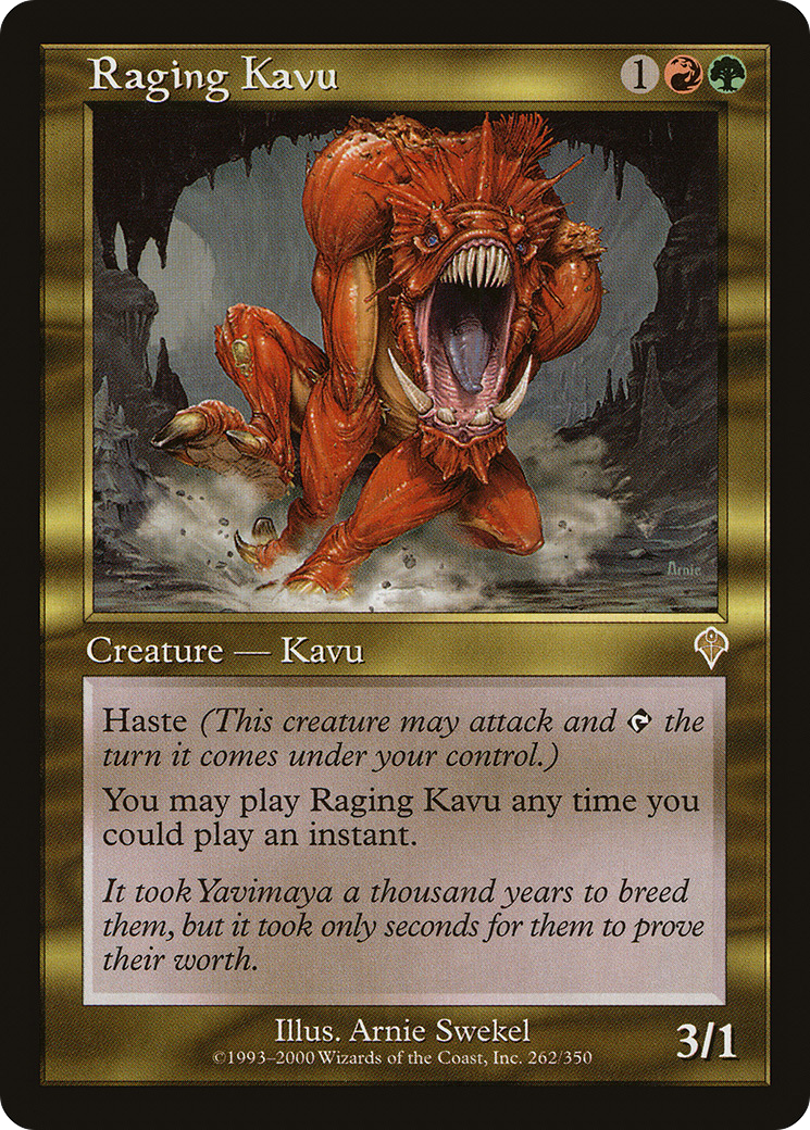 Raging Kavu (262) Foil - Invasion