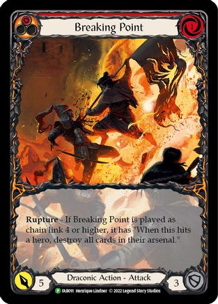 Breaking Point (Extended Art) - FAB091 Rainbow Foil (FAB091) - Flesh and Blood: Promo Cards | Silver Goblin