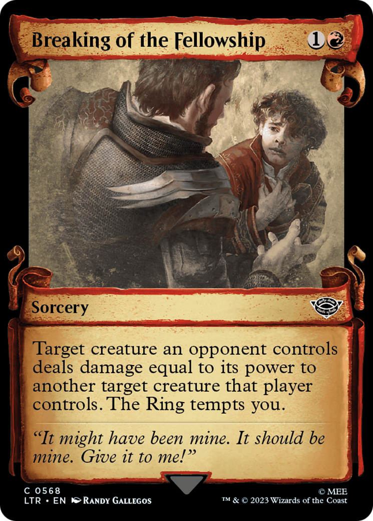 Breaking of the Fellowship [The Lord of the Rings: Tales of Middle-Earth Showcase Scrolls] Foil