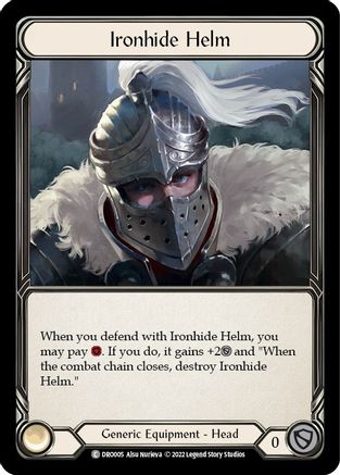 Ironhide Helm (DRO005) - Blitz Deck: Uprising - Dromai