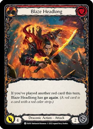 Blaze Headlong (FAI010)  - Blitz Deck: Uprising - Fai