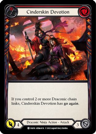 Cinderskin Devotion (Red) (FAI016)  - Blitz Deck: Uprising - Fai
