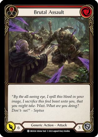 Brutal Assault (DRO024)  - Blitz Deck: Uprising - Dromai
